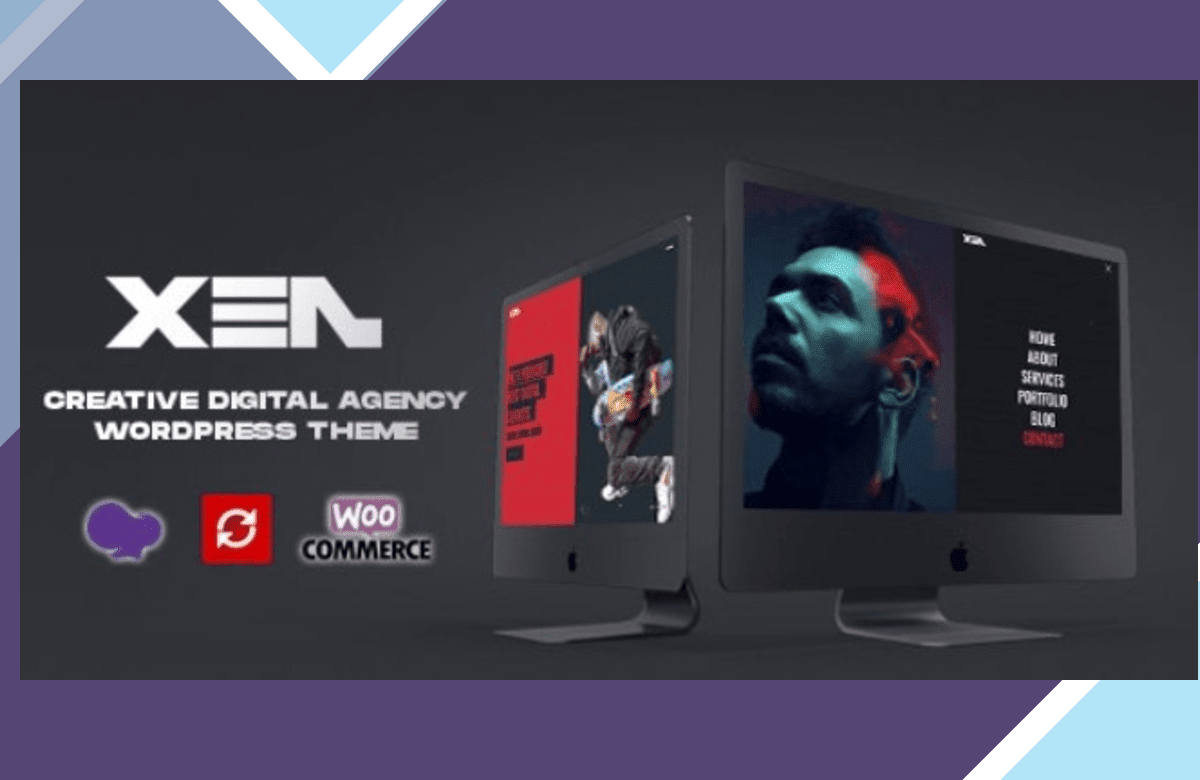 XEN – Creative Portfolio Agency WordPress Theme screenshot