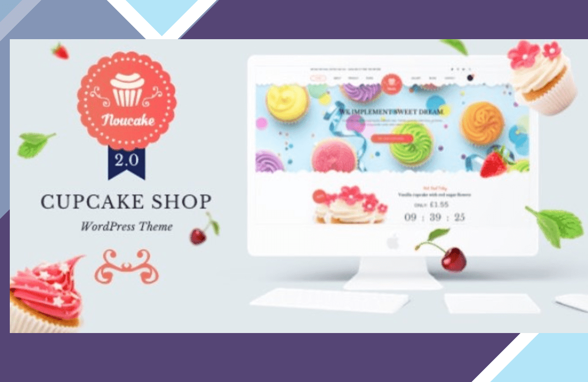 Noucake – Bakery WordPress Theme screenshot