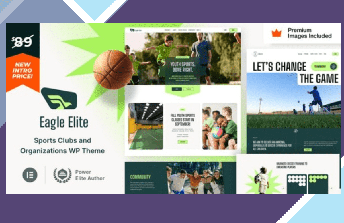 EagleElite – Sports Club WordPress Theme screenshot