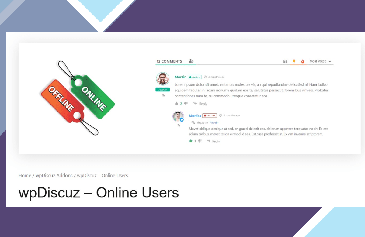 wpDiscuz – Online Users screenshot