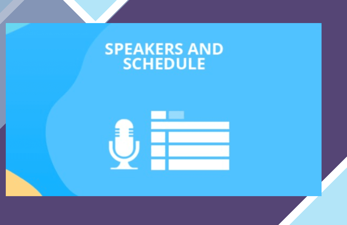 EventOn Speakers and Schedule screenshot