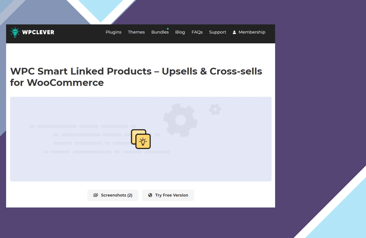 WPC Smart Linked Products screenshot