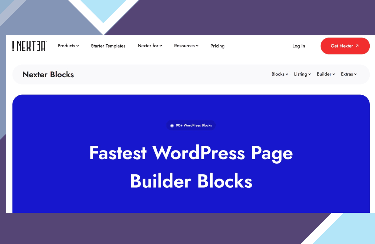 Nexter Blocks Pro screenshot