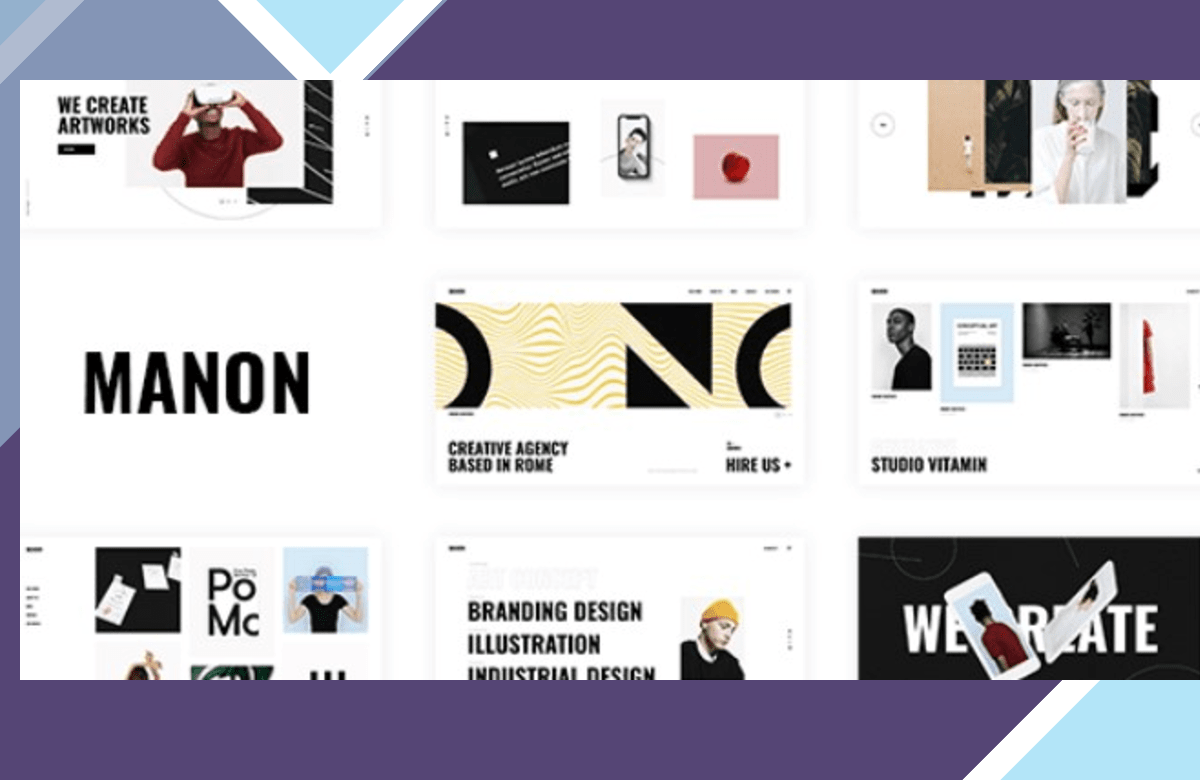 Manon – Portfolio and Agency Theme screenshot