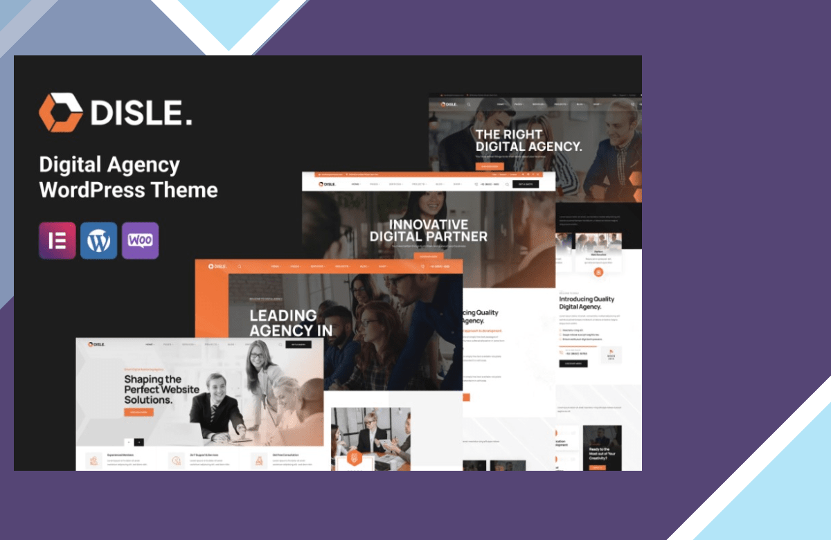 Disle – Digital Agency WordPress Theme screenshot