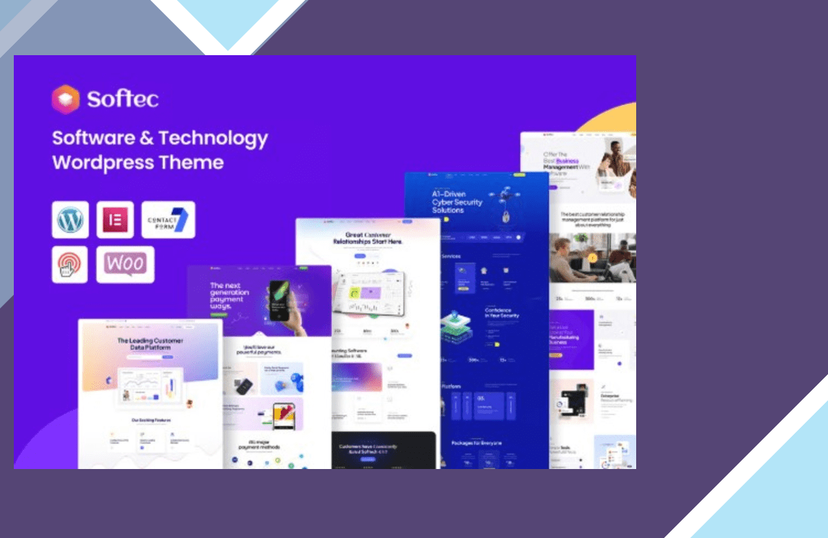 Softec – Software and Technology WordPress Theme screenshot
