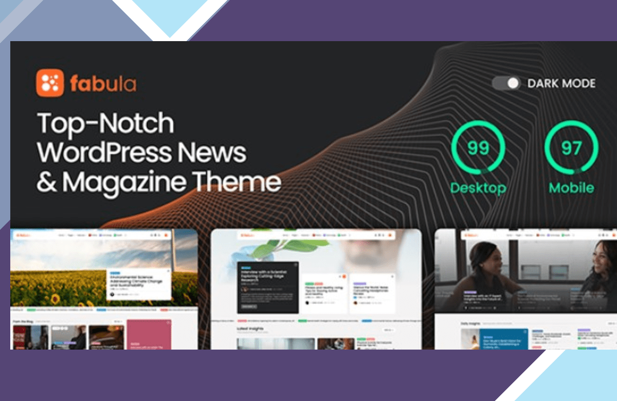 Fabula – News and Magazine WordPress Theme screenshot