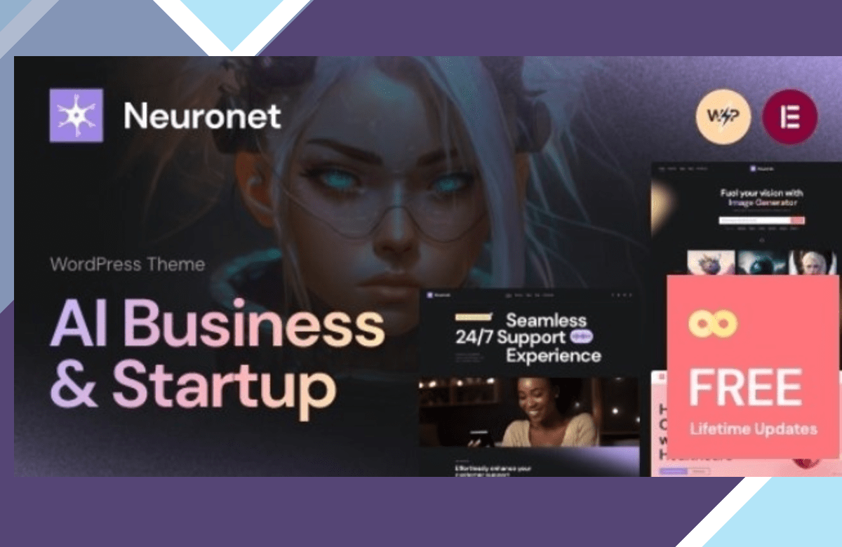 Neuronet – AI Business and Startup WordPress Theme screenshot
