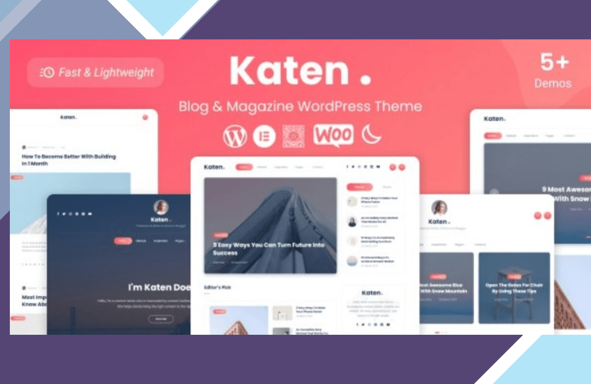 Katen – Blog and Magazine WordPress Theme screenshot
