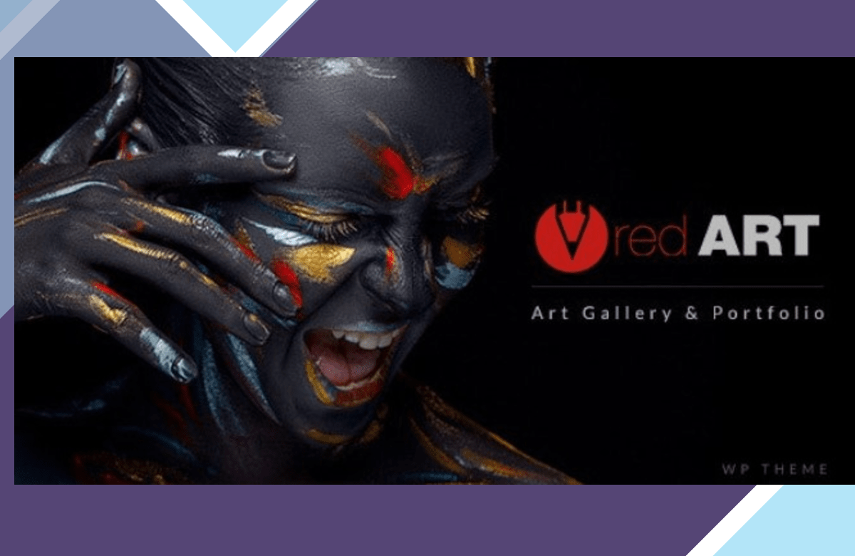 Red Art | Artist Portfolio WordPress Theme screenshot