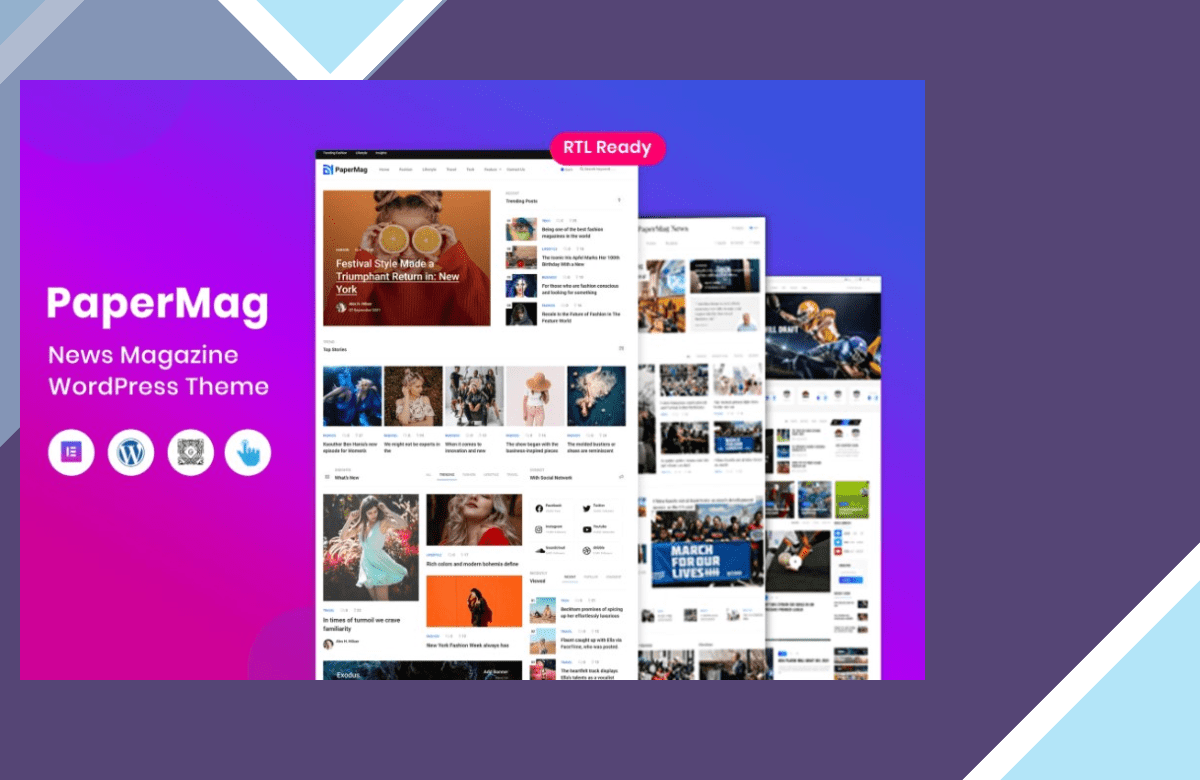 PaperMag – News Magazine WordPress Theme screenshot