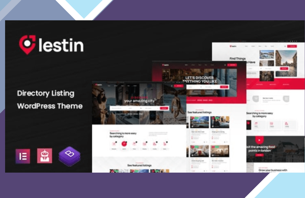 Lestin – Directory Listing WordPress Theme screenshot