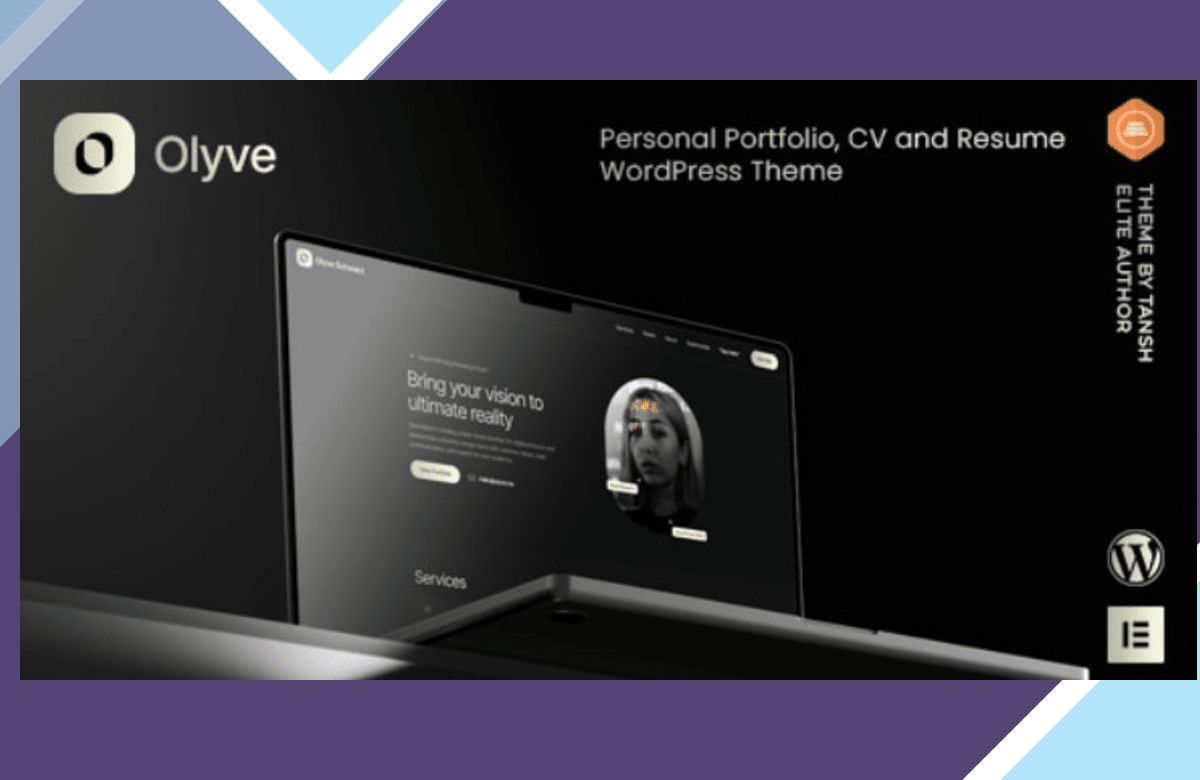 Olyve – Personal Portfolio WordPress Theme screenshot