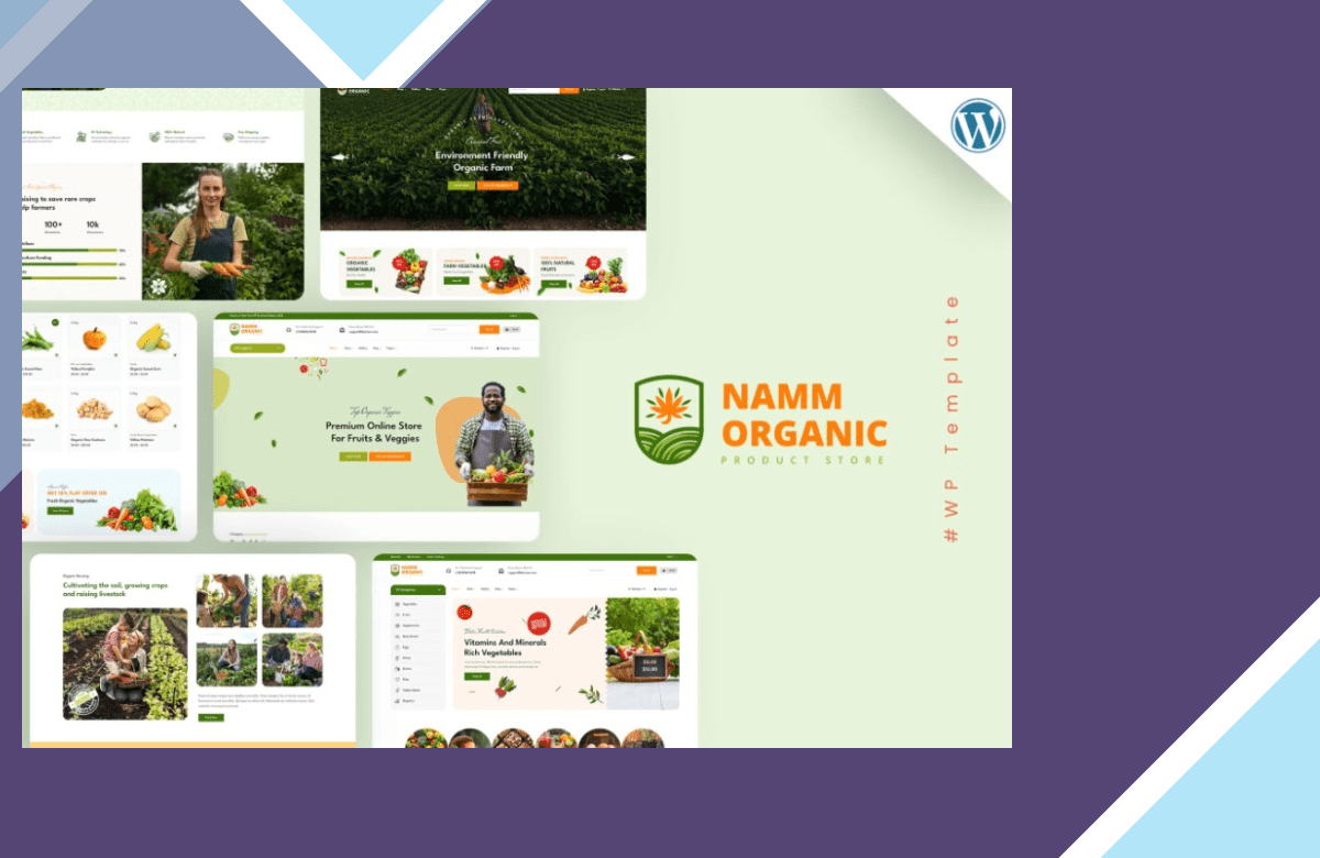 Namm – Grocery Shop WordPress Theme screenshot