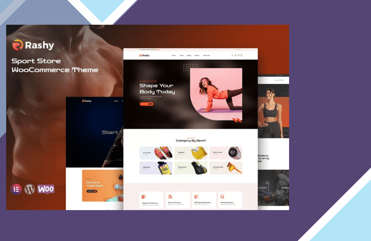 Rashy – Sport Store WooCommerce Theme screenshot