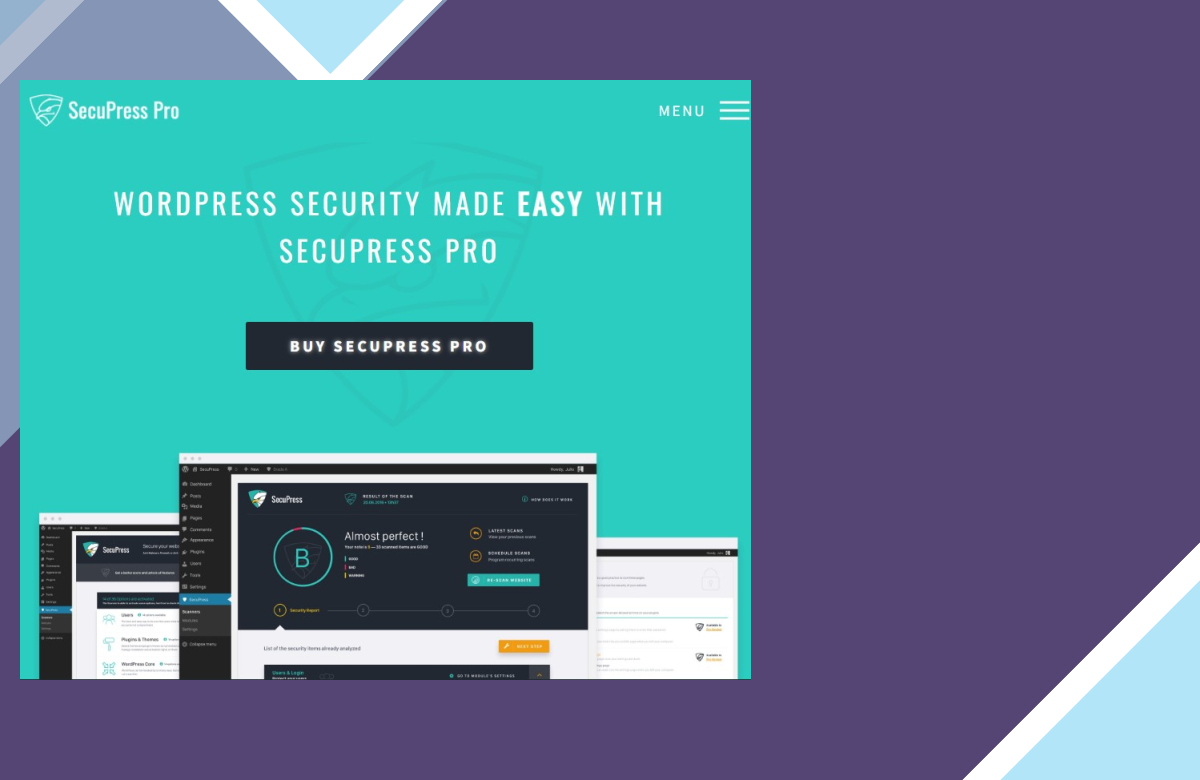 SecuPress Pro screenshot