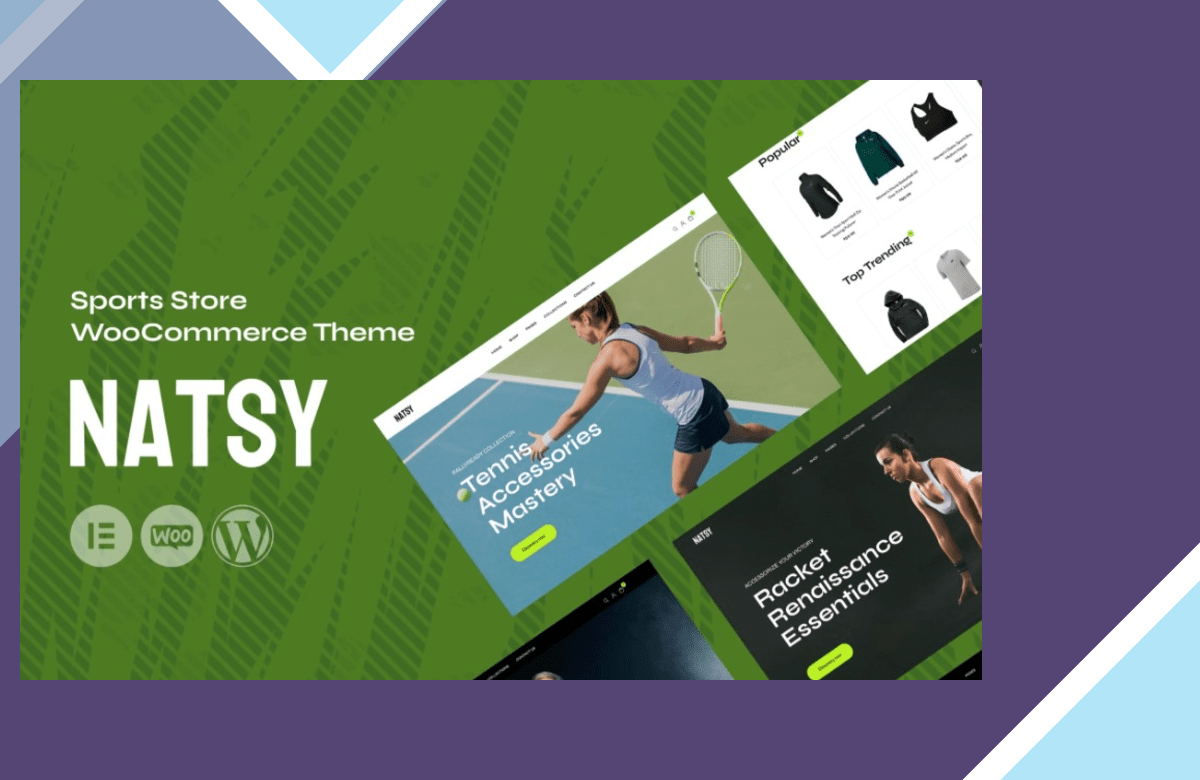 Natsy – Sports Store WooCommerce Theme screenshot