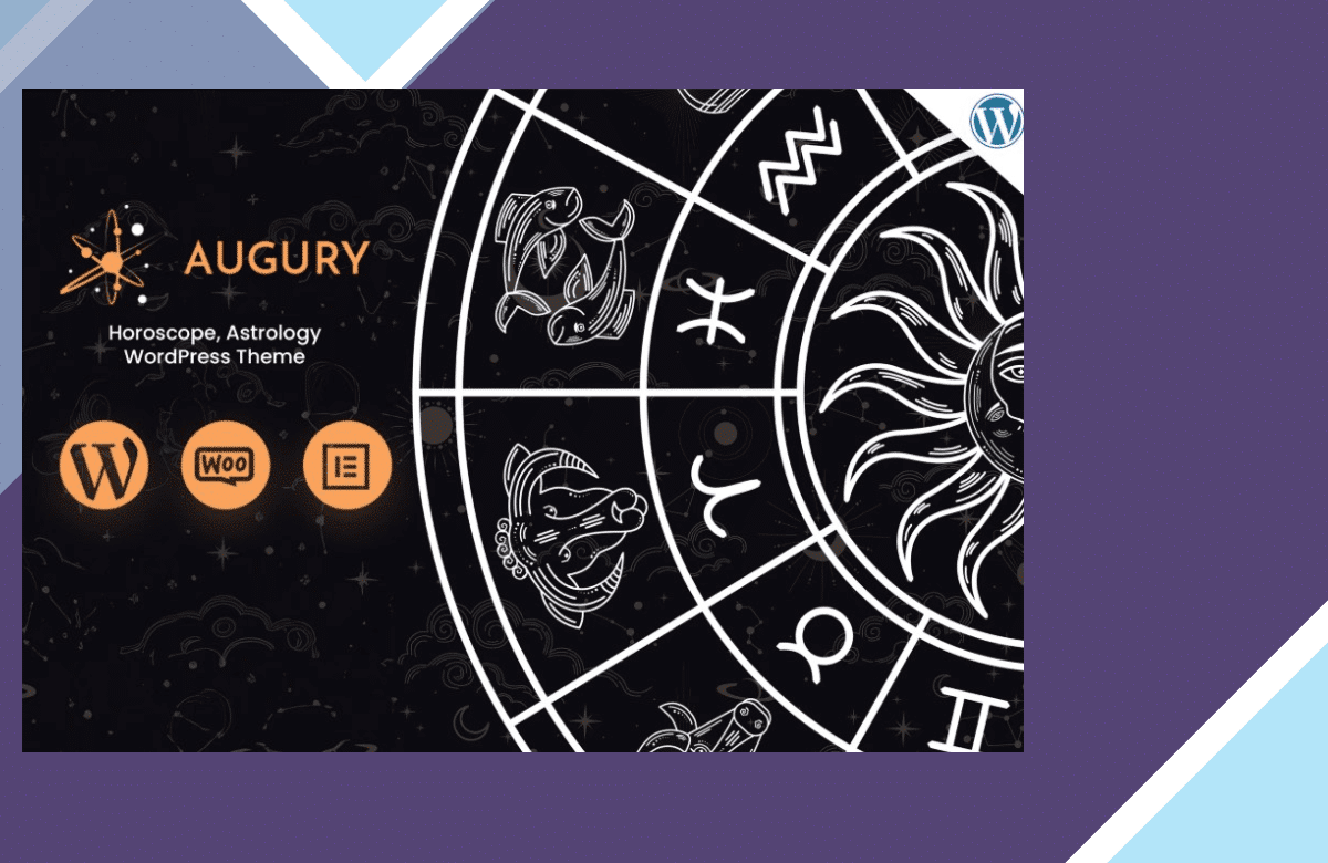 Augury | Horoscope, Astrology WordPress Theme screenshot
