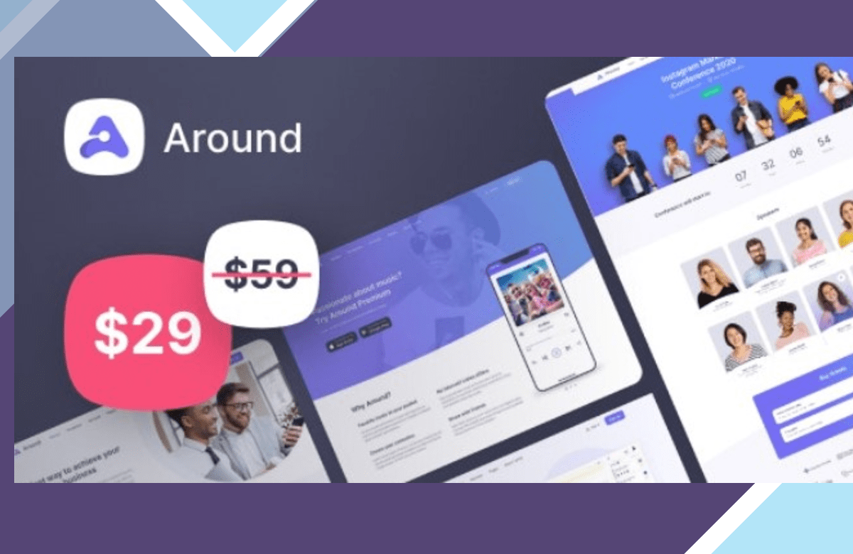 Around – Multipurpose Business WordPress Theme screenshot