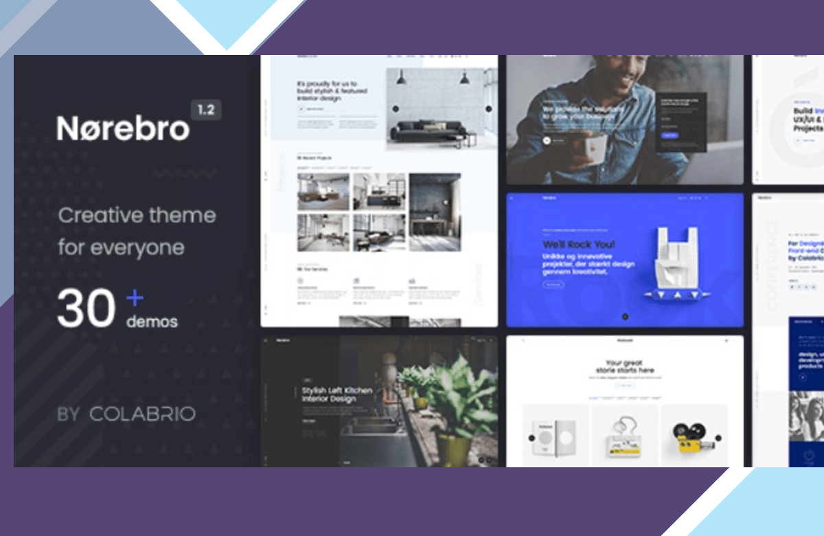 Norebro – Creative Portfolio Theme screenshot