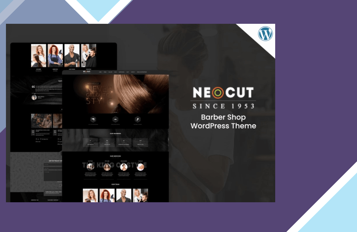 Neo Salon | Barber, Hair Salon Shop WordPress Theme screenshot