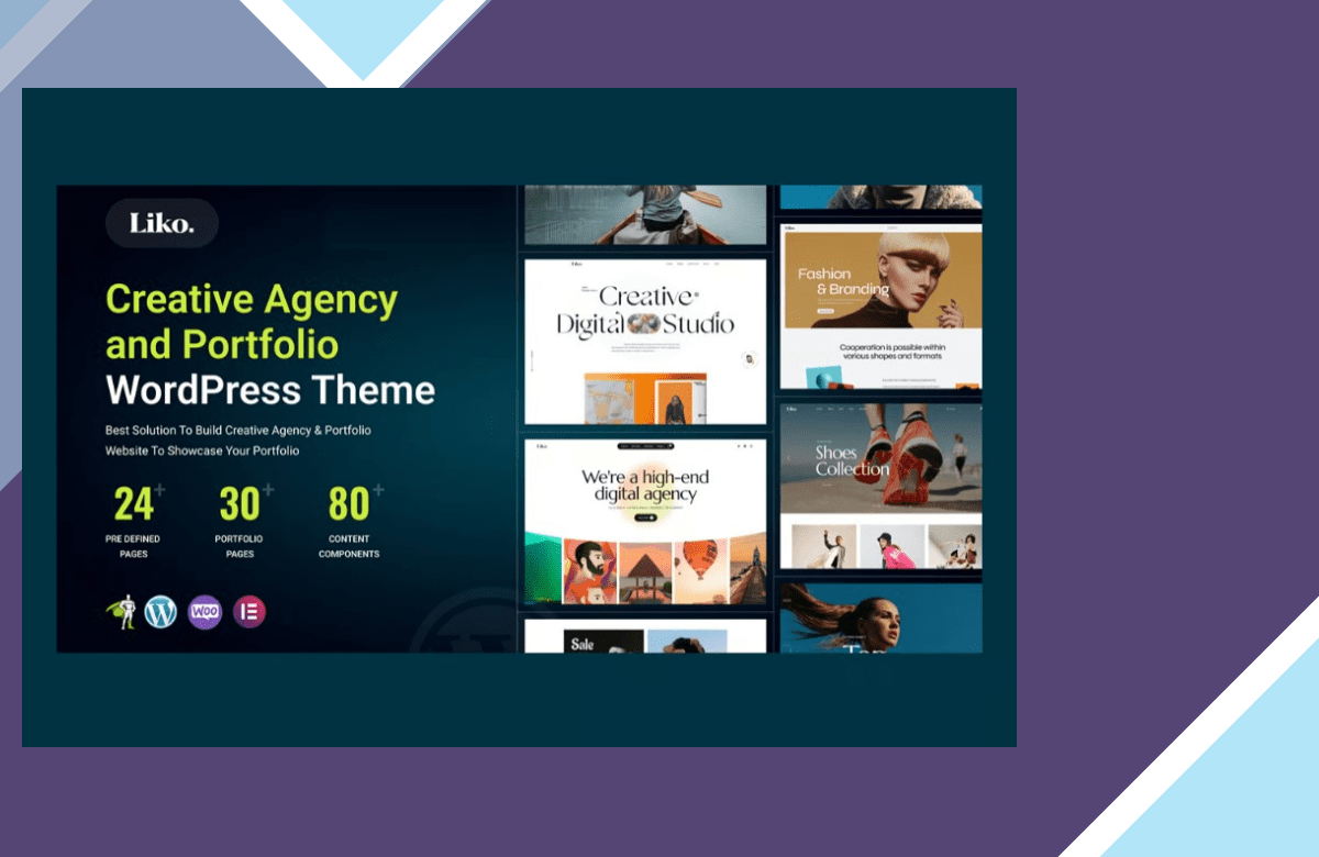 Liko – Creative Agency and Portfolio WordPress Theme screenshot