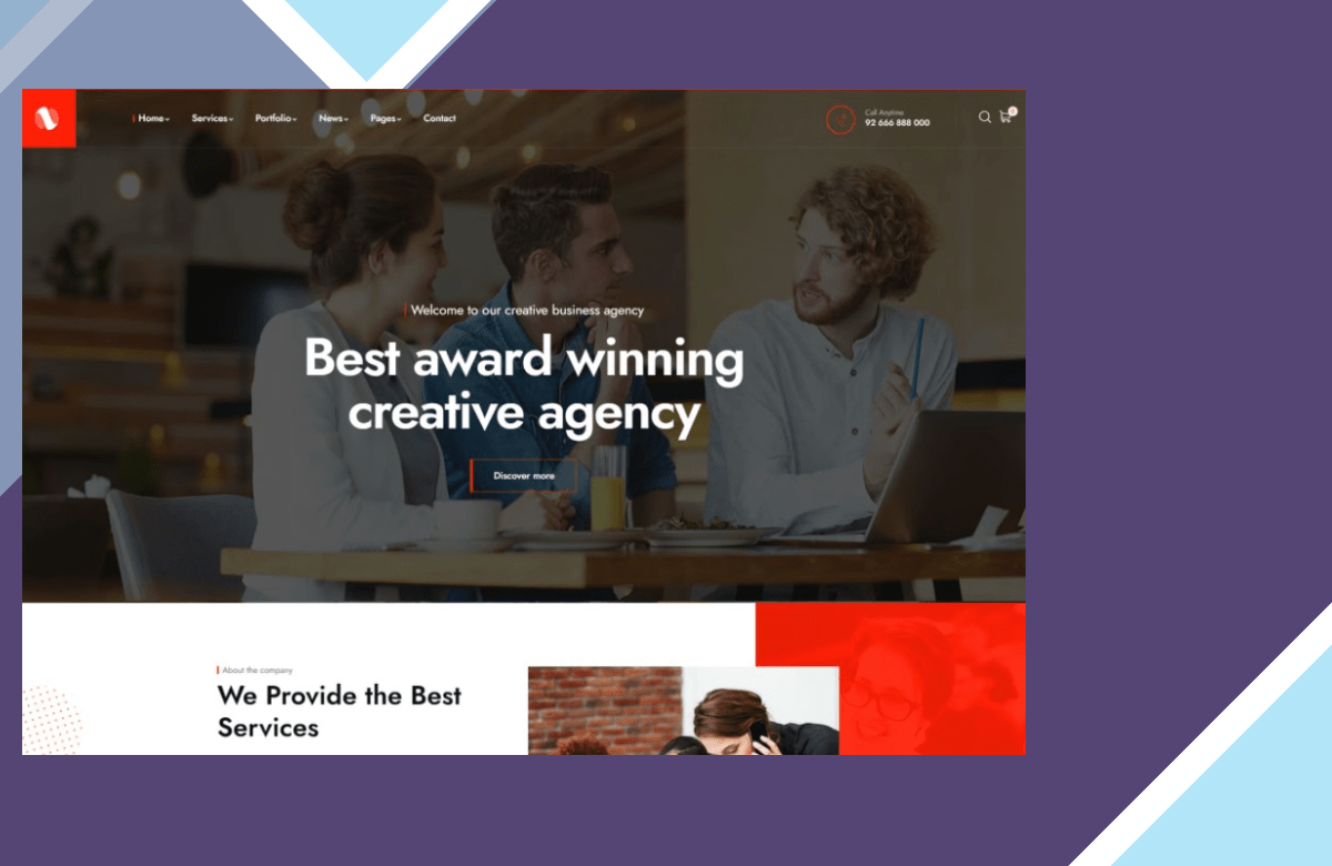 Sominx – Creative Business Agency WordPress Theme screenshot