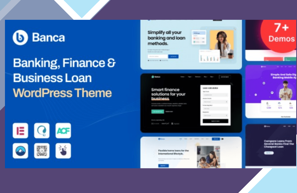 Banca – Banking, Finance and Business Loan WordPress Theme screenshot