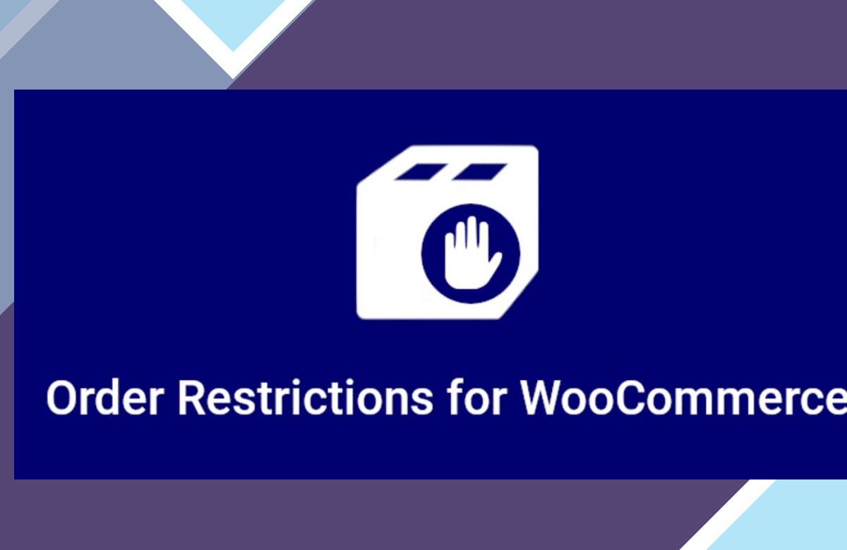 Order Restrictions for WooCommerce screenshot