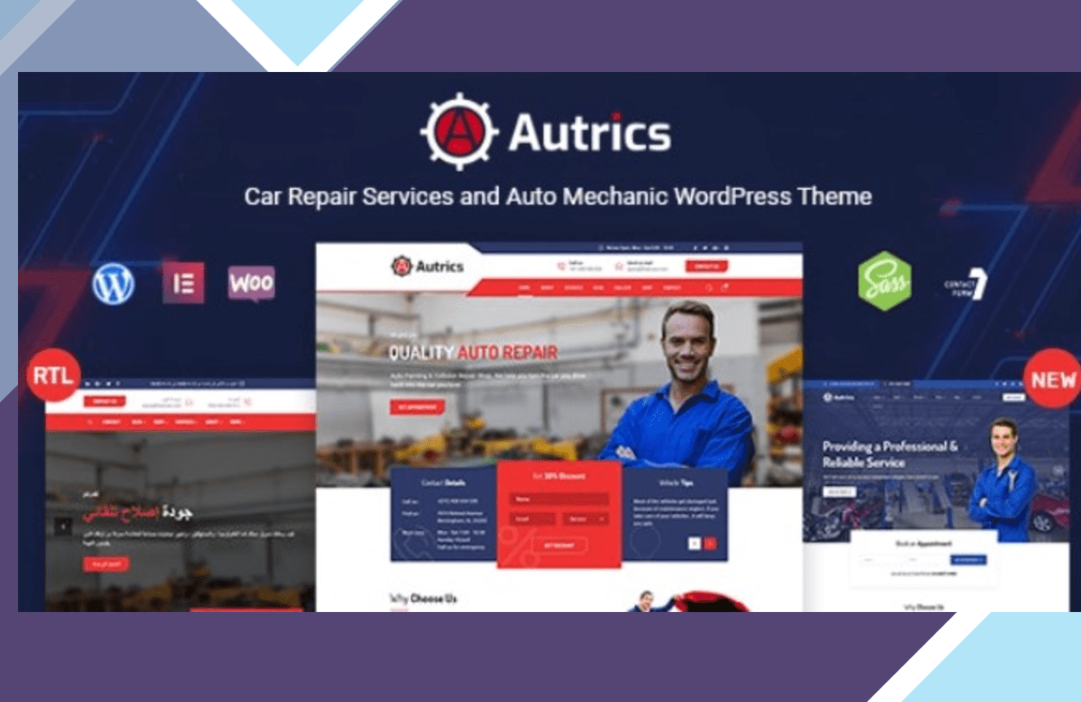 Autrics | Car Services and Auto Mechanic WordPress Theme screenshot