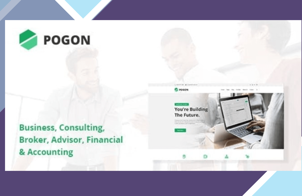 Pogon – Business and Finance Corporate WordPress Theme screenshot