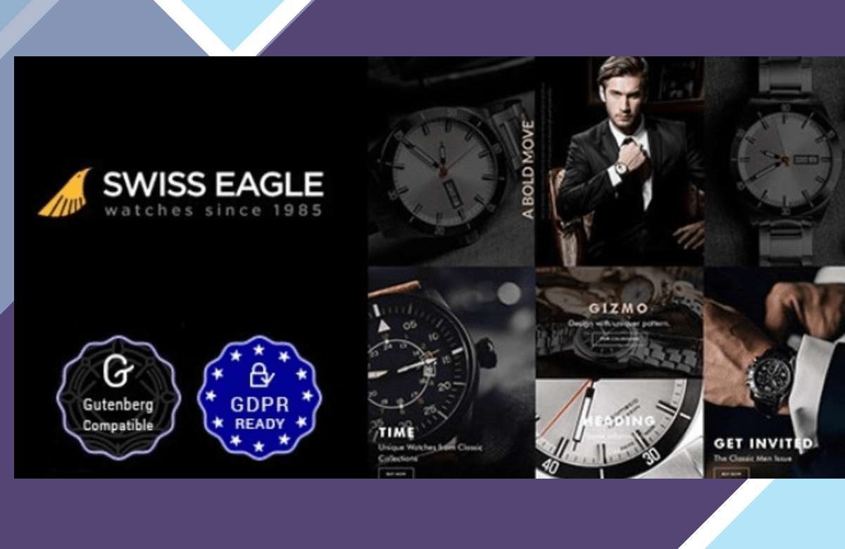 SwissEagle – Watch Store WordPress Theme screenshot