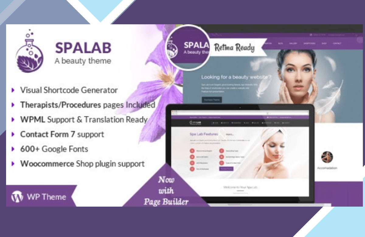 Spa Lab | Beauty Spa, Health Spa Theme screenshot