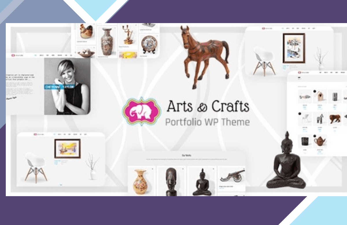 Crafts and Arts – Handmade Artist WordPress Theme screenshot