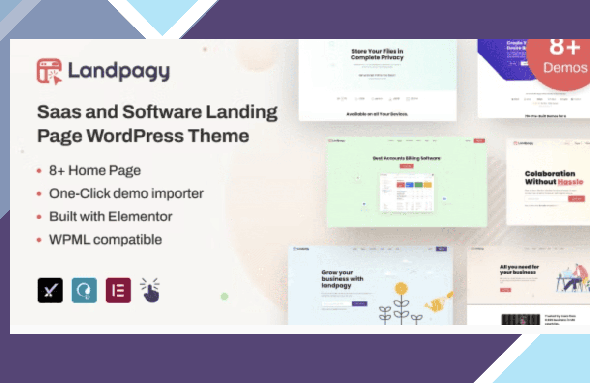 Landpagy – Multipurpose Landing page WordPress Theme screenshot