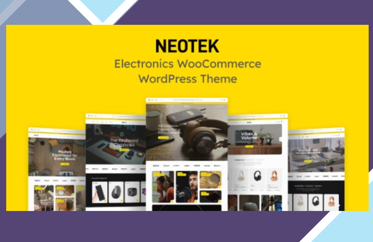 Neotek – Electronics WordPress Theme screenshot