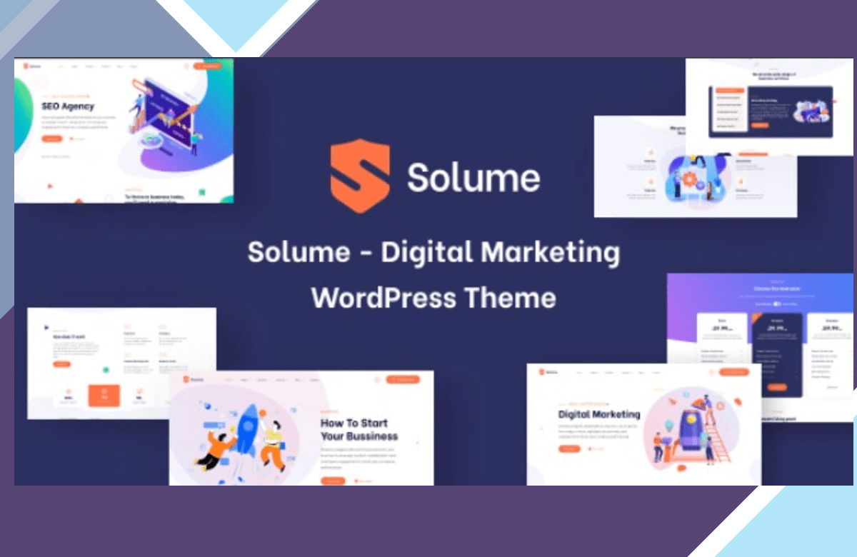 Solume – Digital Marketing WordPress Theme screenshot