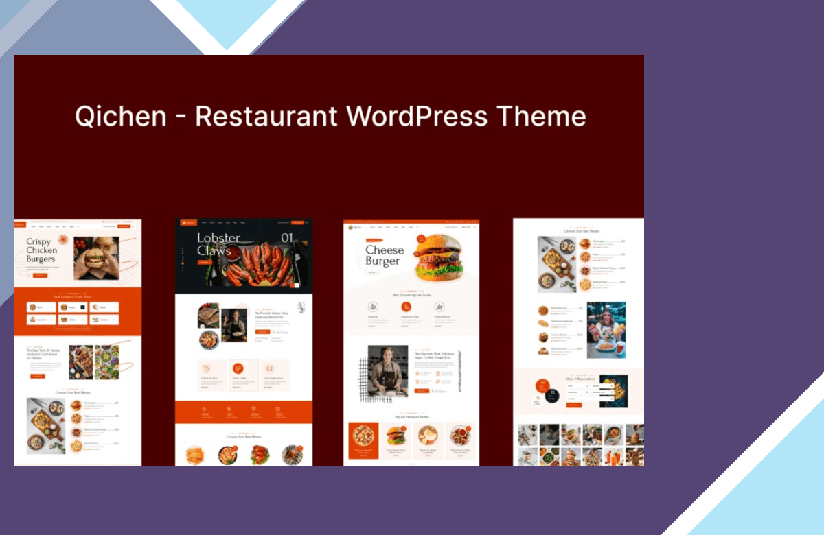 Qichen – Restaurant WordPress Theme screenshot