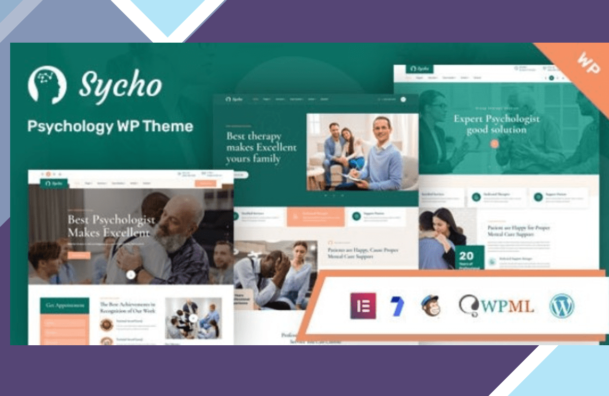 Sycho – Psychology and Counseling WordPress Theme screenshot