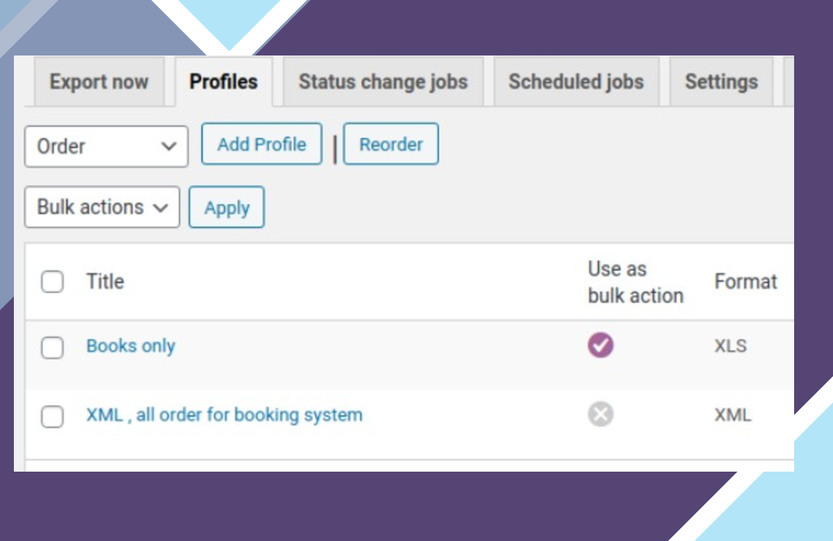Advanced Order Export For WooCommerce screenshot