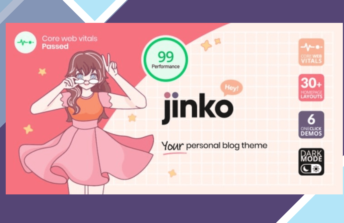 Jinko – Your Personal Blog Theme screenshot