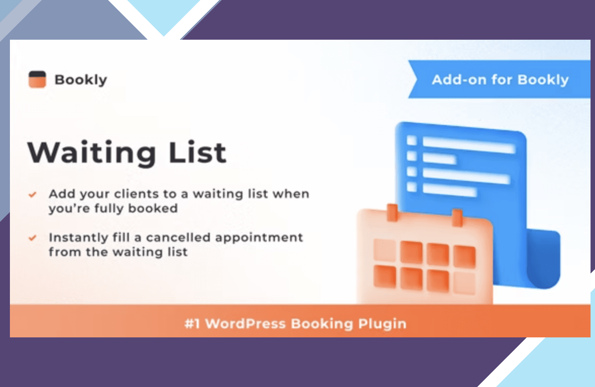 Bookly Waiting List (Add-on) screenshot