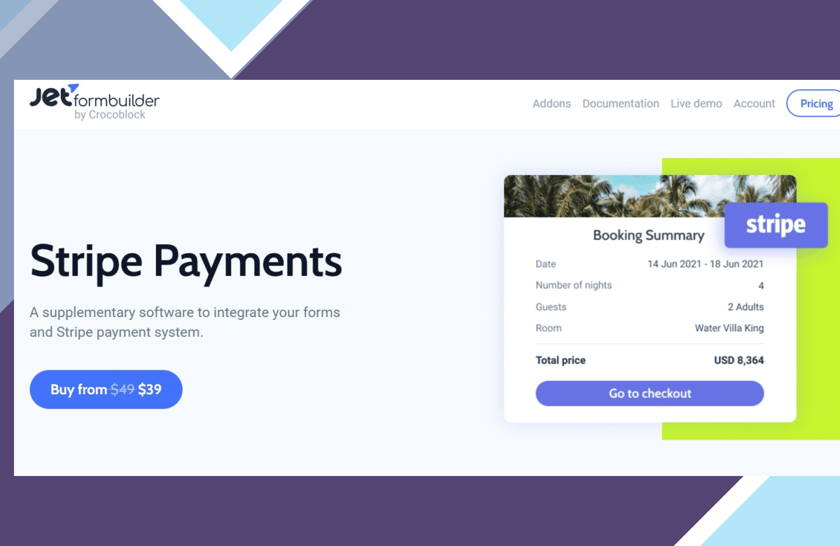 JetFormBuilder Stripe Gateway screenshot
