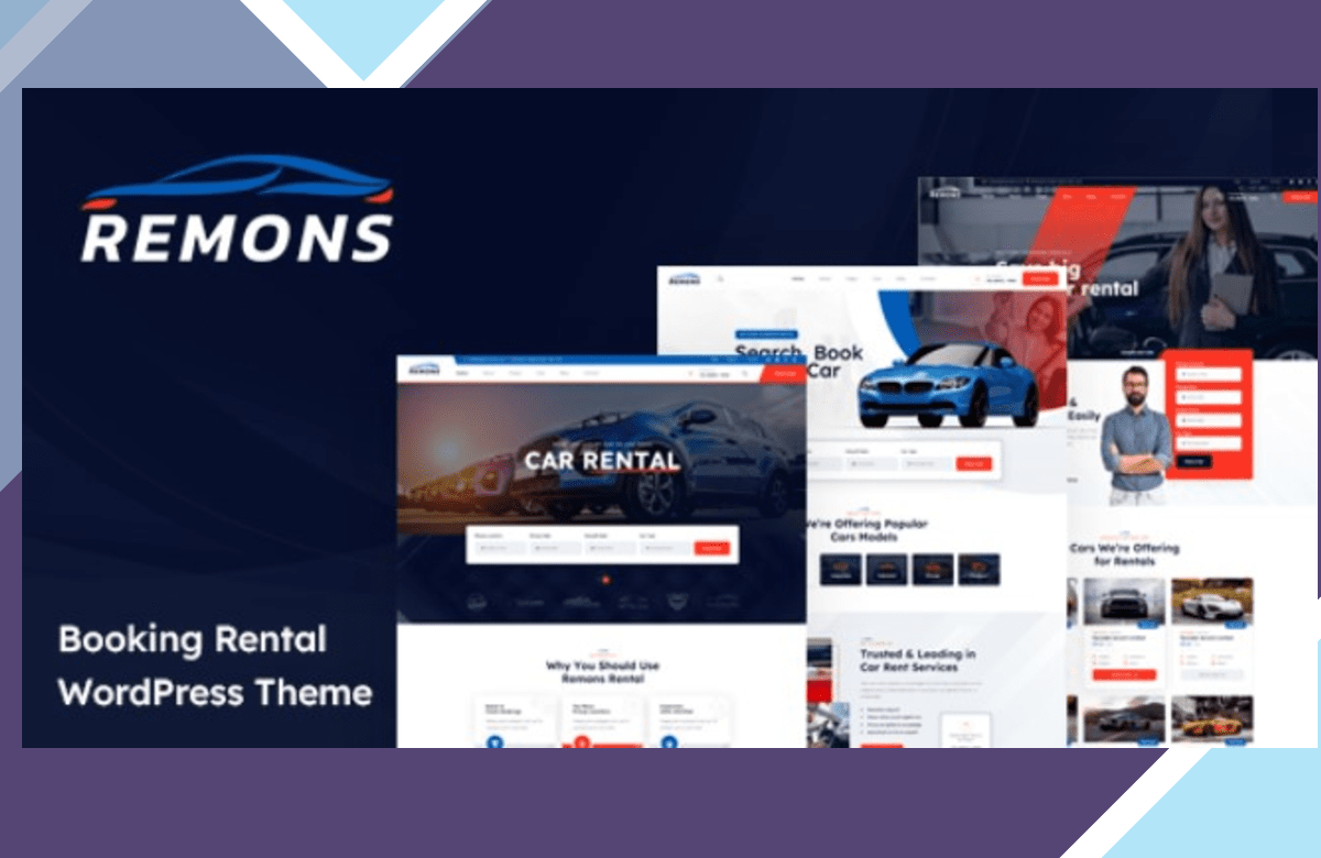 Remons – Booking Rental Theme WordPress screenshot