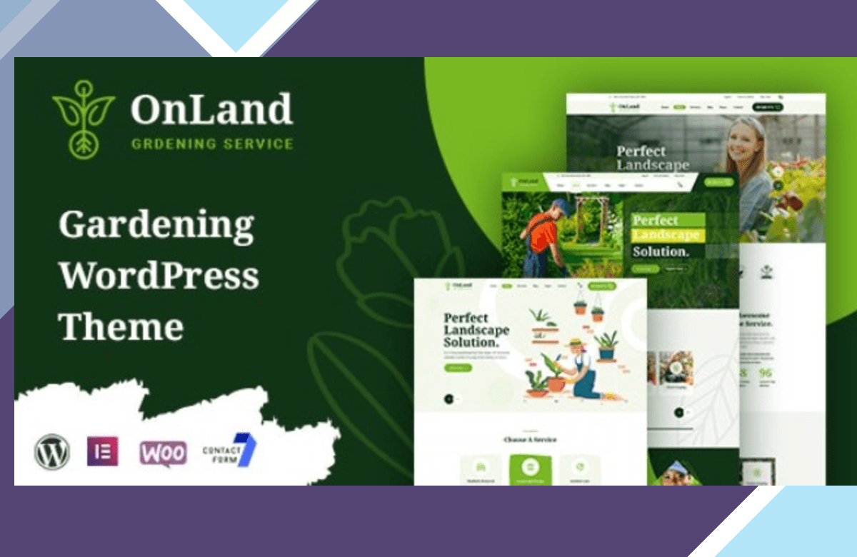 OnLand – Gardening WordPress Theme screenshot