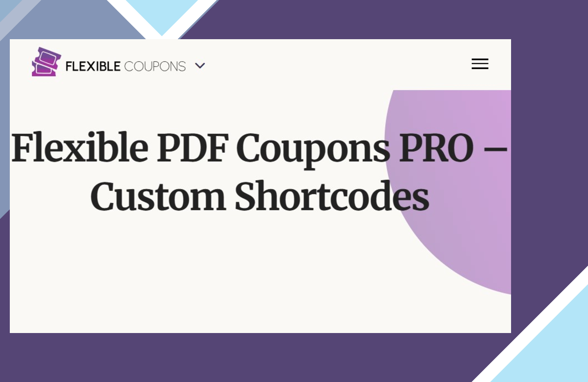 Flexible Coupons Shortcodes screenshot
