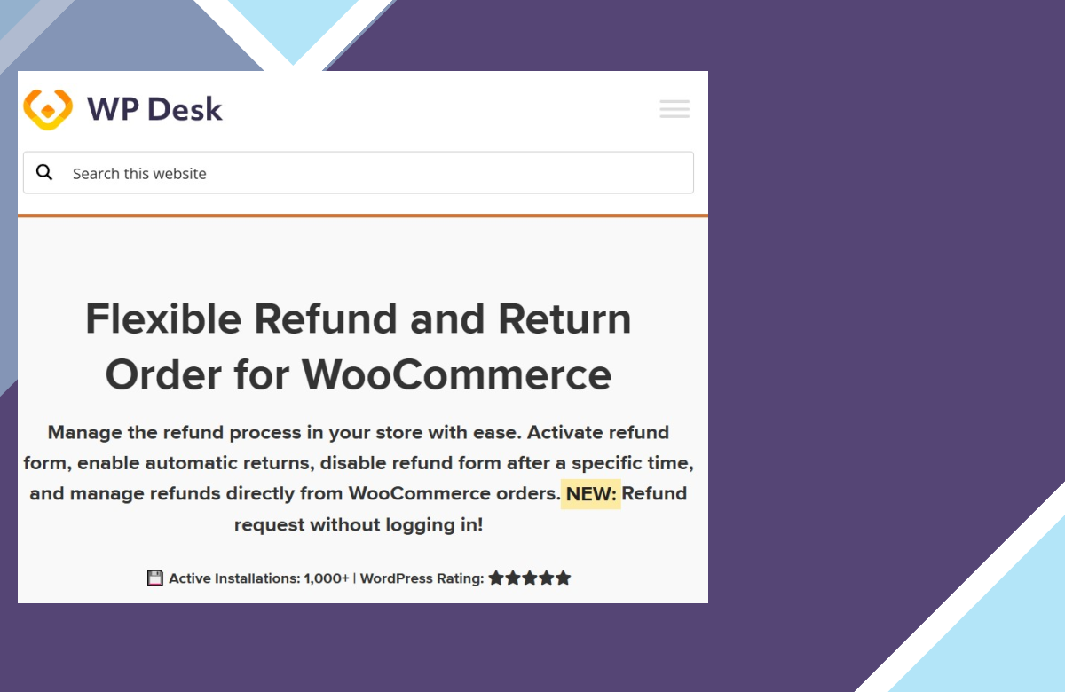 Flexible Refund Order for WooCommerce Pro screenshot