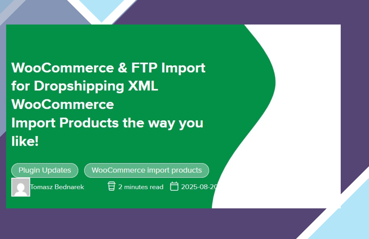 Dropshipping XML WooCommerce PRO – FTP addon screenshot