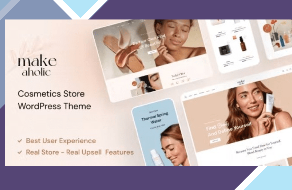 Makeaholic – Beauty Cosmetics WordPress Theme screenshot