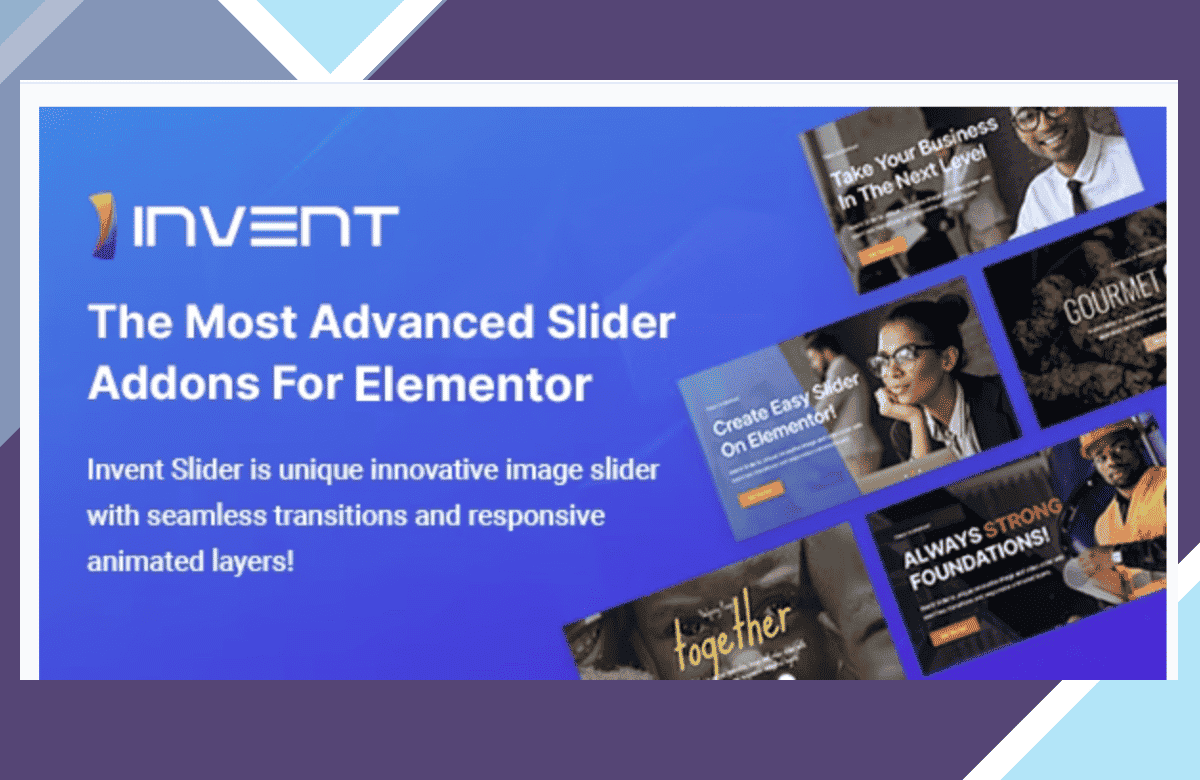 Invent Slider for Elementor screenshot